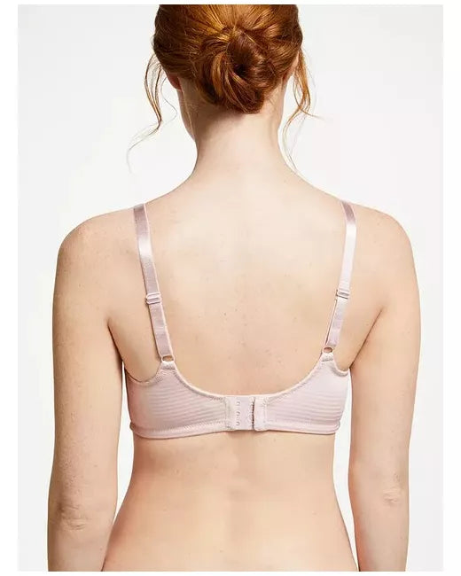 John Lewis ‘Isabelle’ stripe, drop cup nursing bras PACK OF 2 pink/white