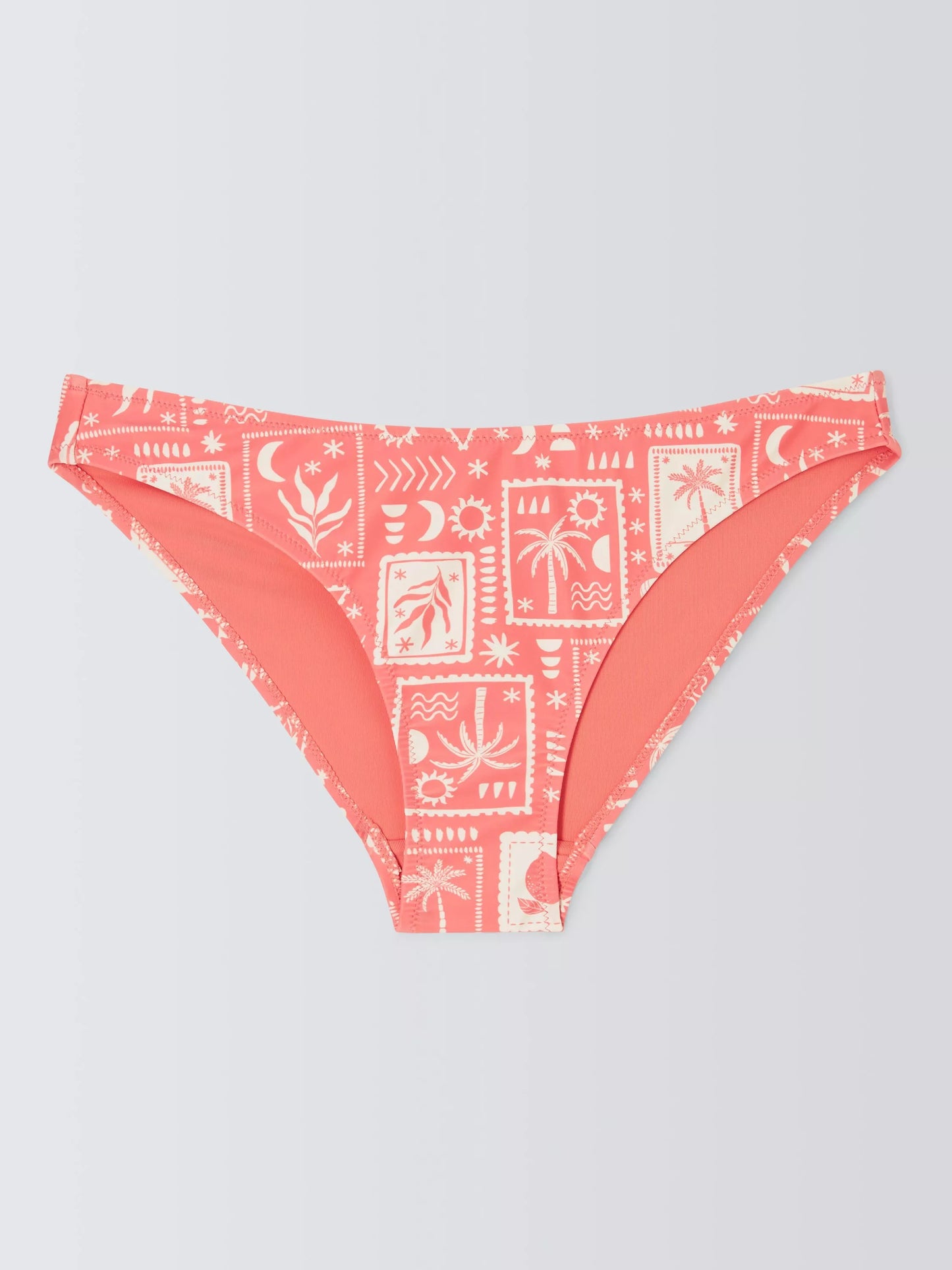 John Lewis ‘Postcard’ bikini in coral size 18