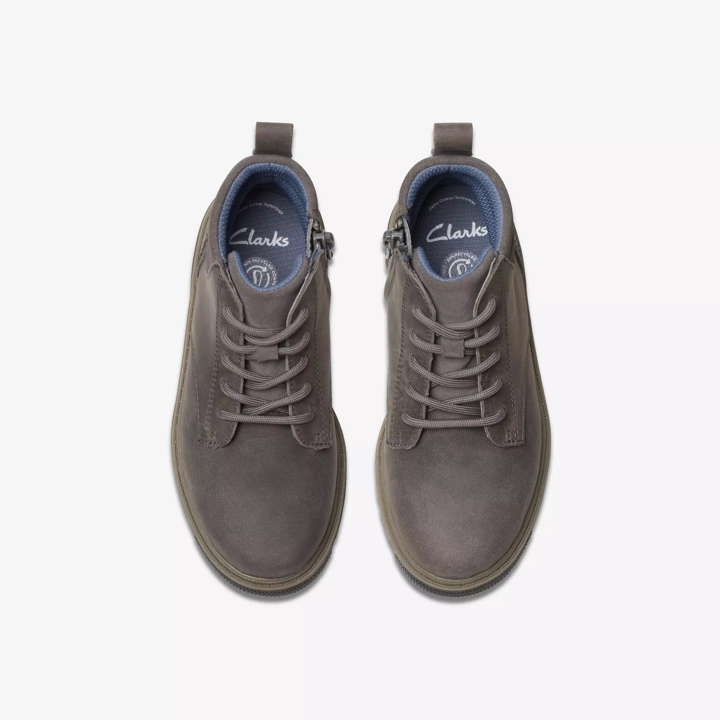 Clark’s ‘Lorcam Trail’ in dark grey (wide fit G)