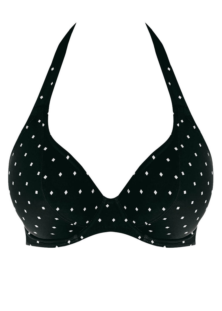 FREYA ‘Jewel cove’ bikini in black size 34D and M bottoms