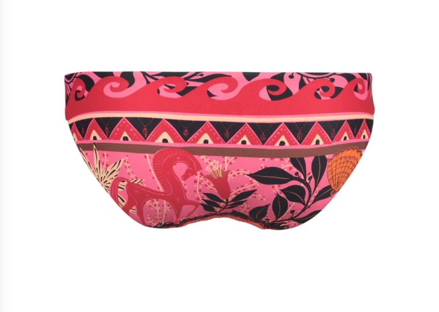 SEAFOLLY ‘Atlantis’ hipster bikini brief in paradise pink size 10