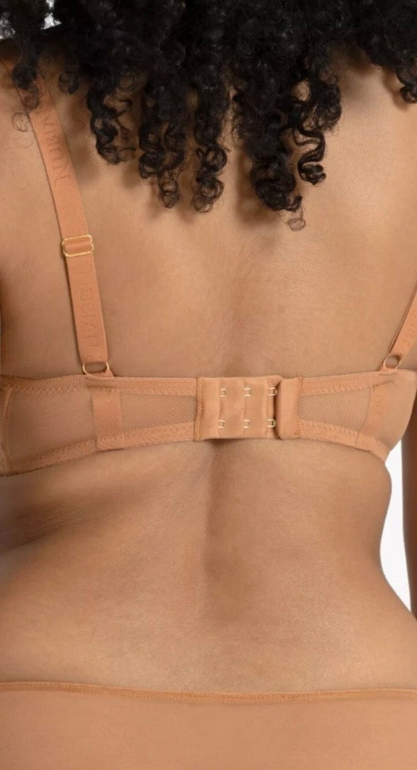 Strapless and multi way bra in cafe au lait