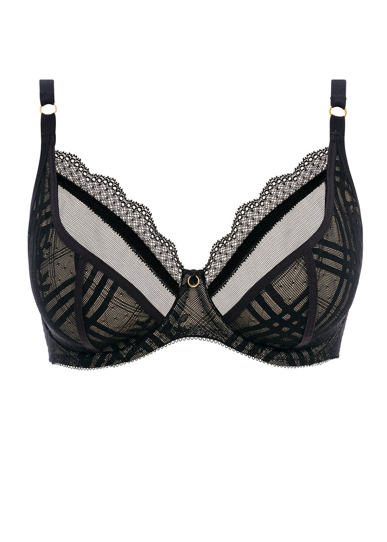 ‘Freya Fatale’ plunge bra in noir