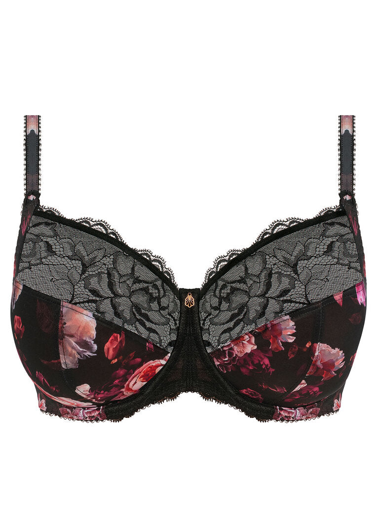 ‘Pippa’ side support bra in black 32DD