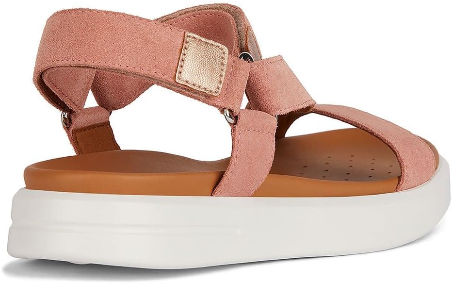 GEOX Xand 2S B sandals in dk skin/rose size 2.5 (35)