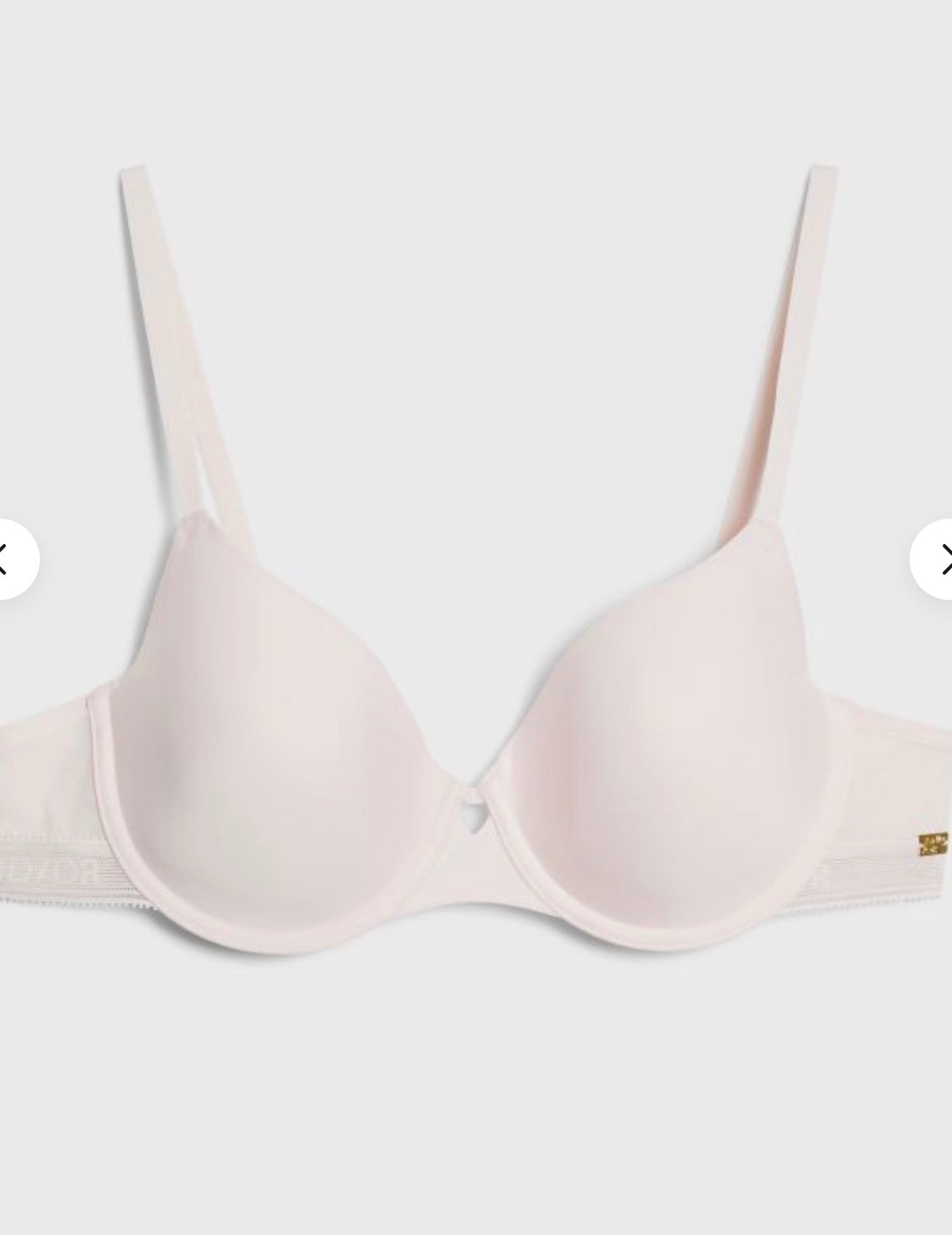 ‘Fleur’ padded t shirt bra in rose