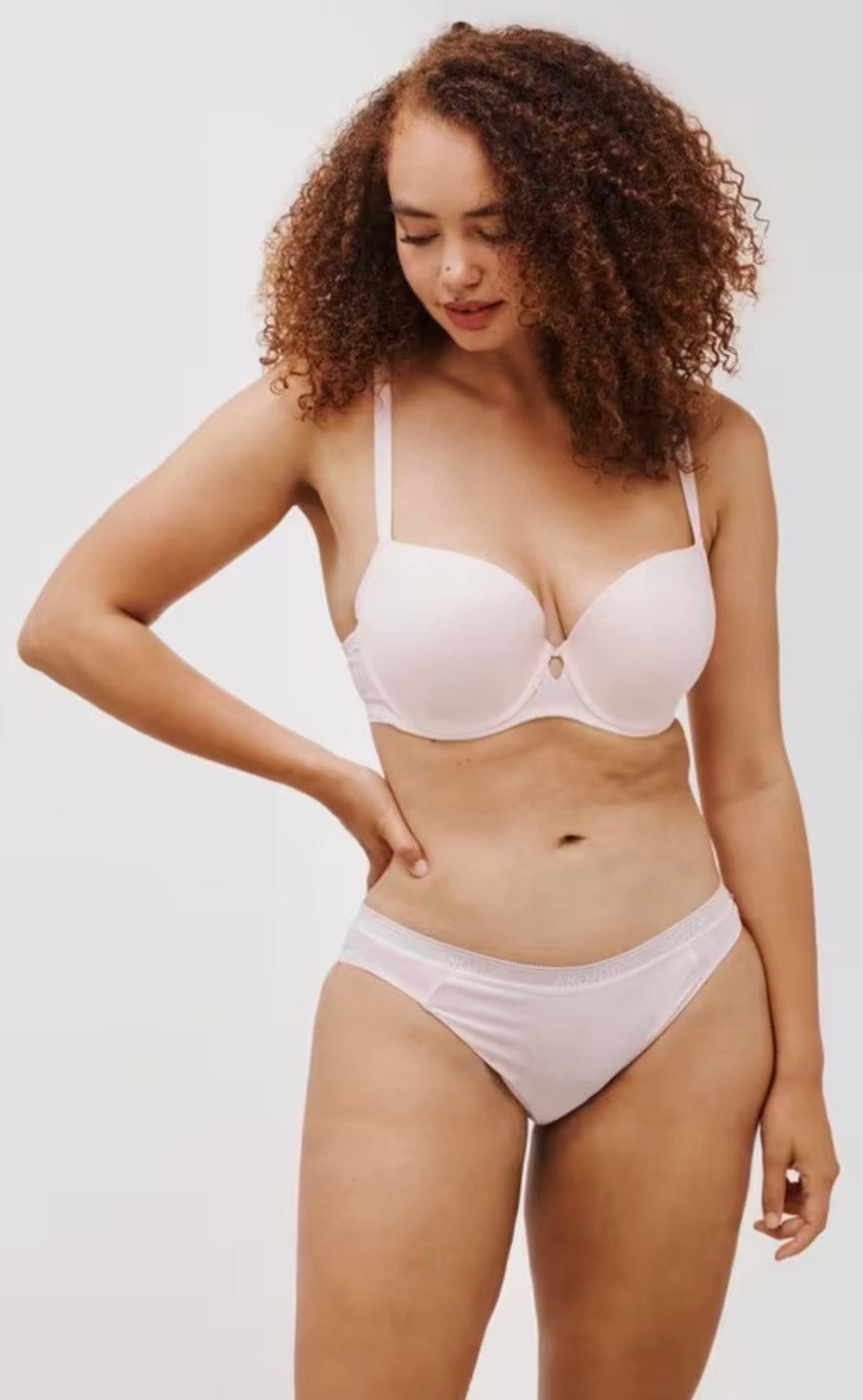 ‘Fleur’ bikini briefs in rose