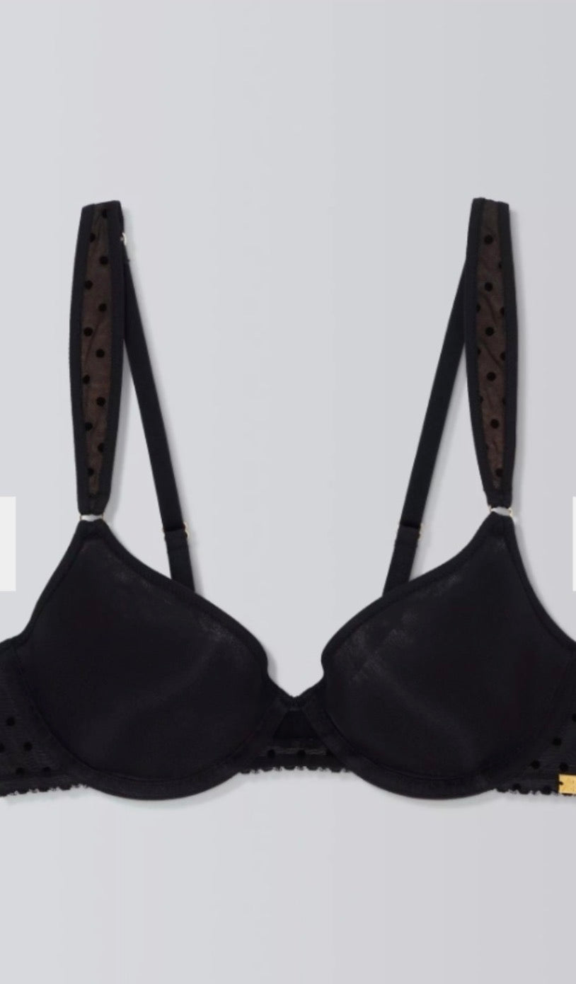 ‘Coco’ spacer bra in black