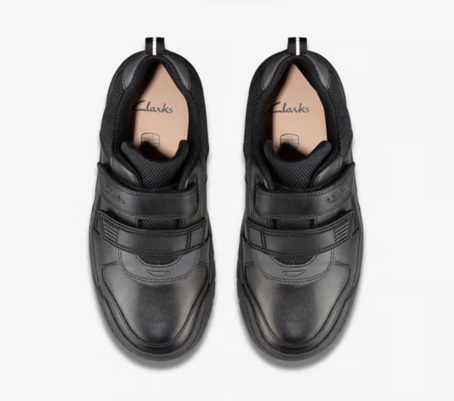CLARKS Scooter Speed in black leather size 12F (30)