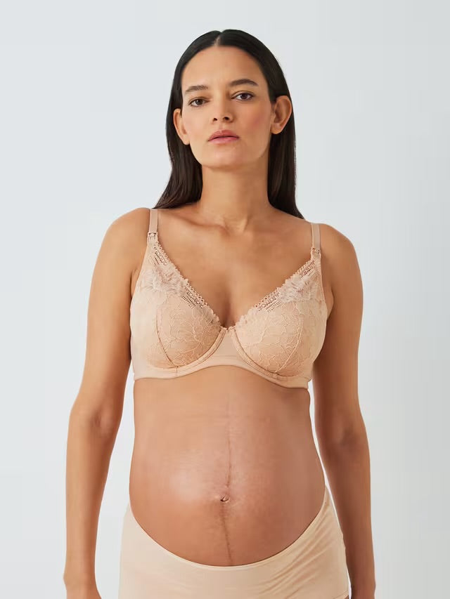 ‘Maeve’ flexi wired bra in almond size 36G
