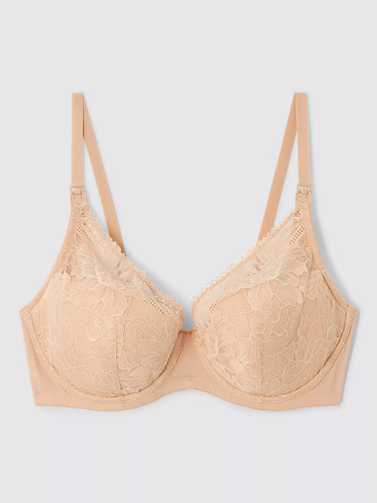 ‘Maeve’ flexi wired bra in almond size 36G
