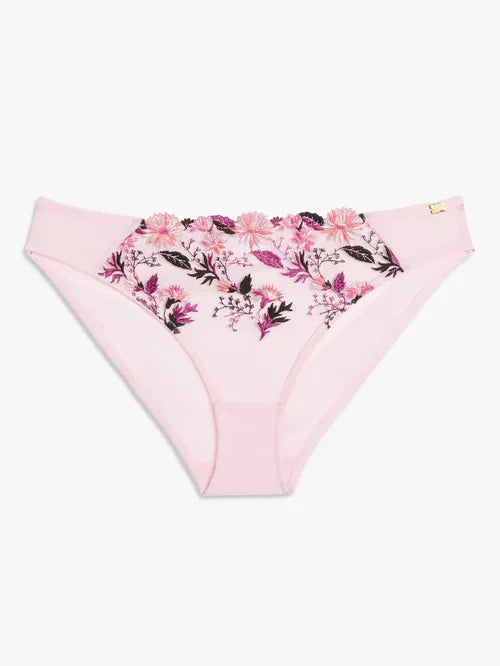 ‘Kiki’ dhalia bikini briefs in rose ombré size 8