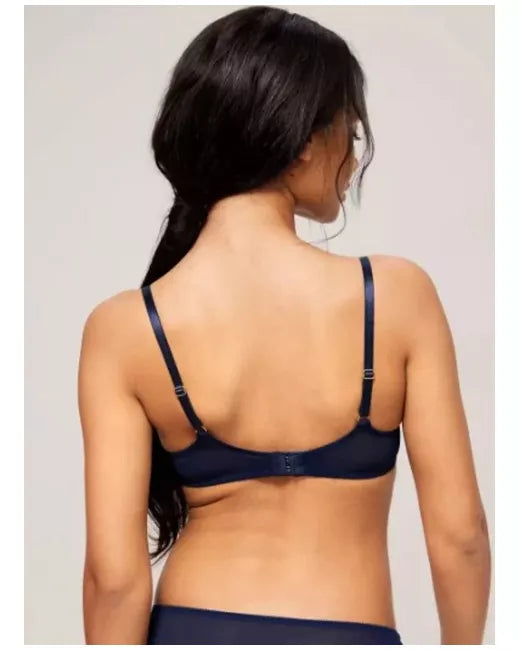 ‘Sienna’ star high apex bra in navy