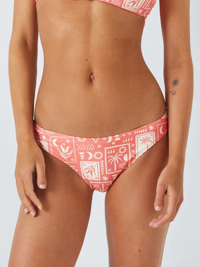 John Lewis ‘Postcard’ bikini in coral size 18