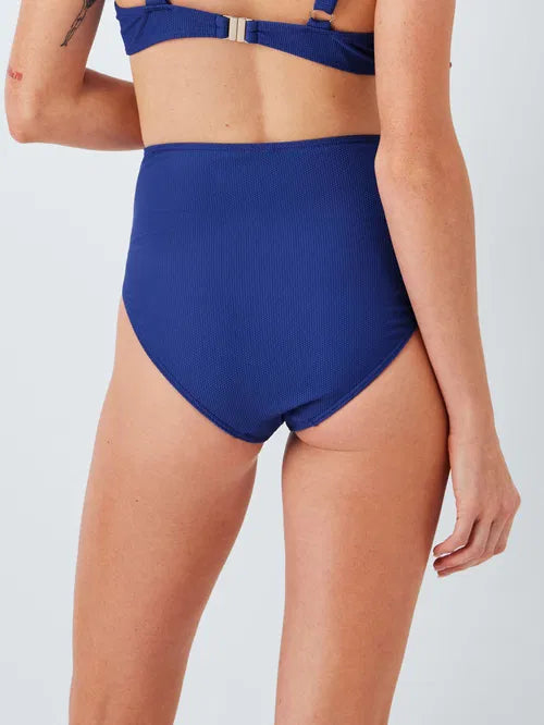 John Lewis ‘Palma’ high waisted, textured underwired bikini size 16 36B