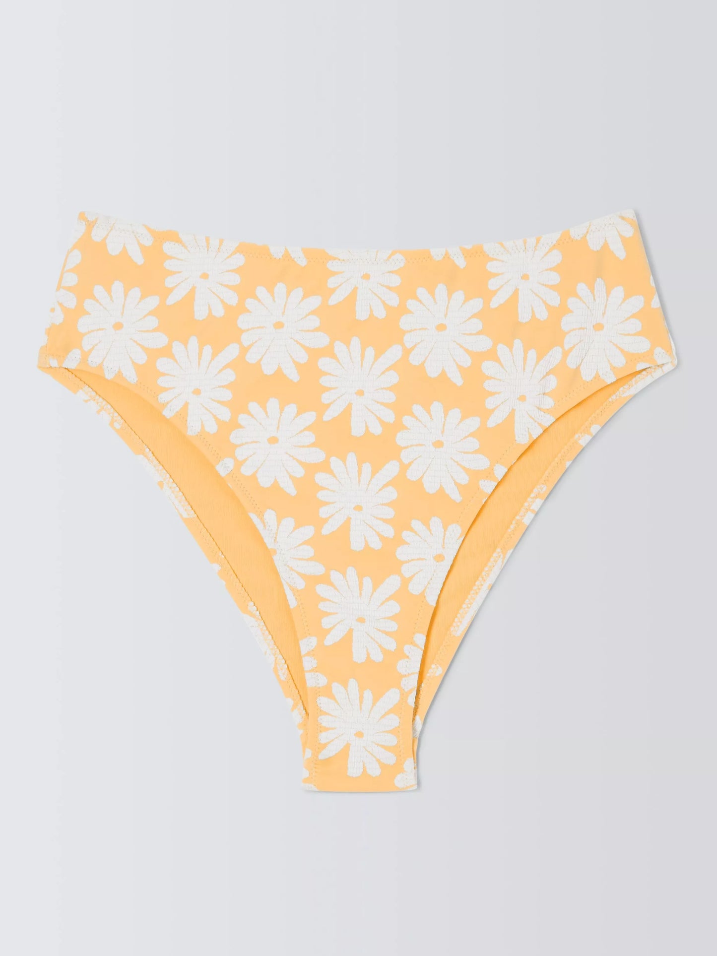 John Lewis ‘jacquard flower’ bikini in yellow size 12