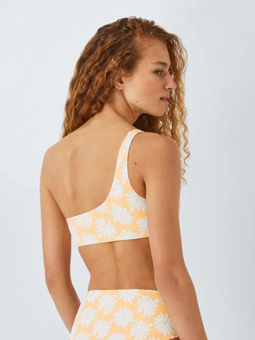 John Lewis ‘jacquard flower’ bikini in yellow size 12