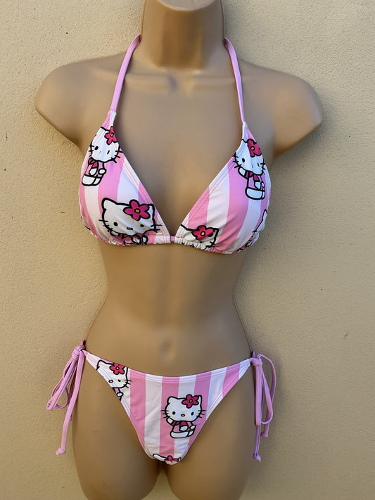 Hello Kitty striped bikini size M (10)