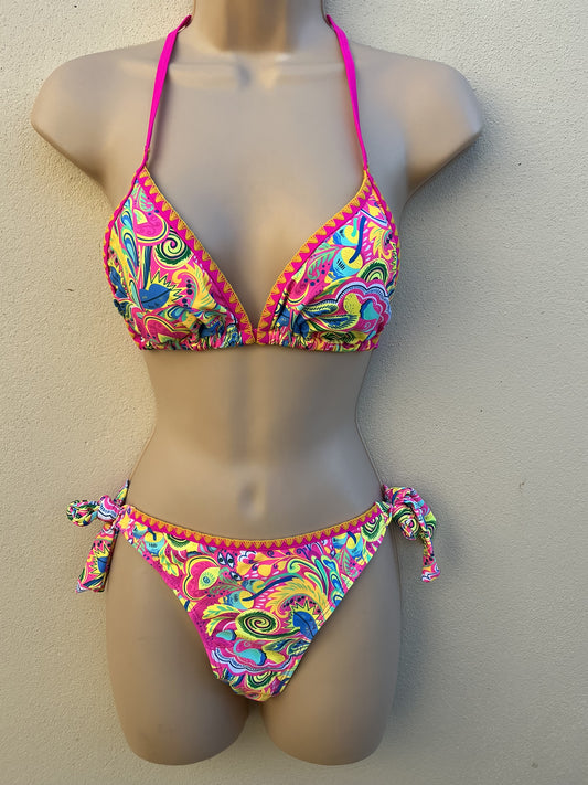 Fantasy bunny tie bikini in fuchsia size S (8)