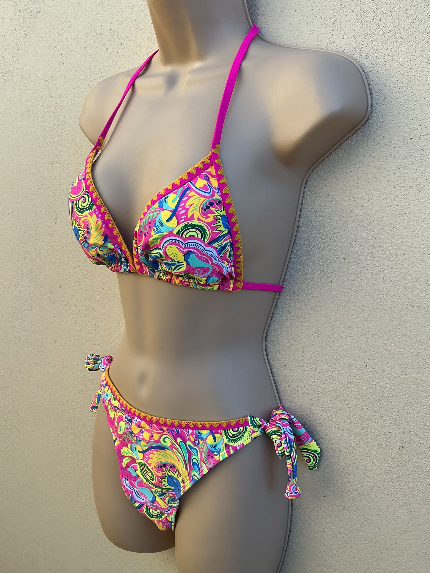 Fantasy bunny tie bikini in fuchsia size S (8)