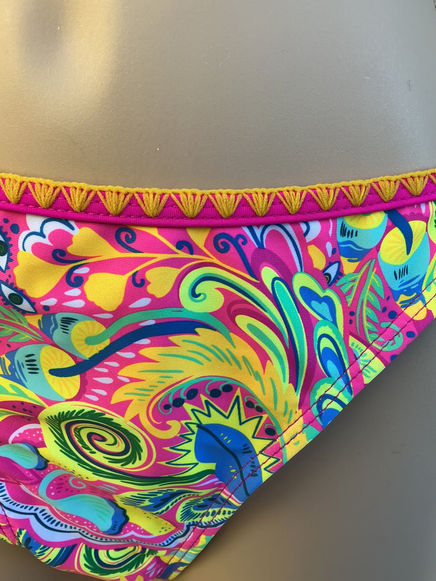 Fantasy bunny tie bikini in fuchsia size S (8)