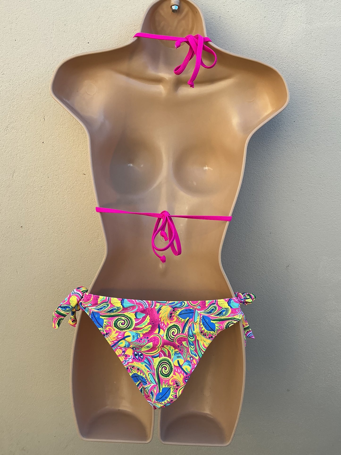 Fantasy bunny tie bikini in fuchsia size S (8)