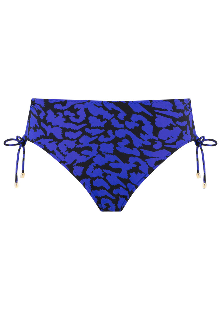 FANTASIE ‘Hope bay’ mid rise bikini brief in ultramarine size L