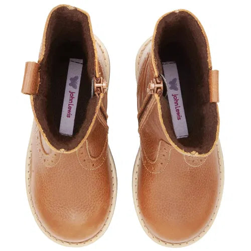 John Lewis ‘Isobel’ tan leather boots