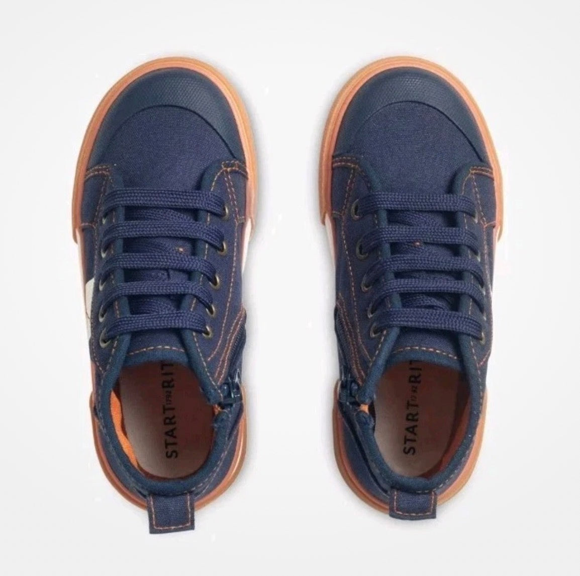 Start-rite ‘Arcade’ navy canvas hi tops