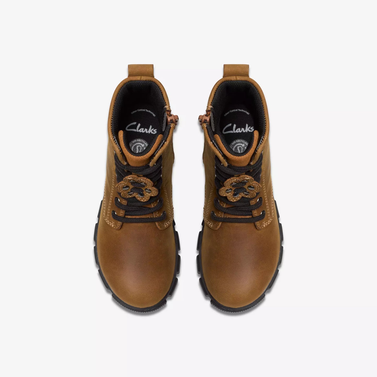Clark’s ‘Evyn Top’ in tan leather