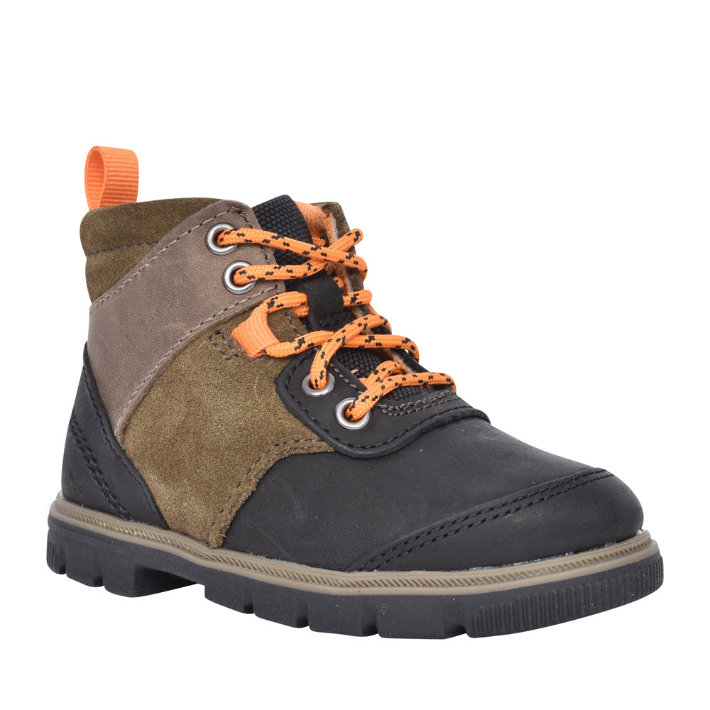 Clark’s ‘Lorcam Hike’ boots in khaki combo (wide fit G)