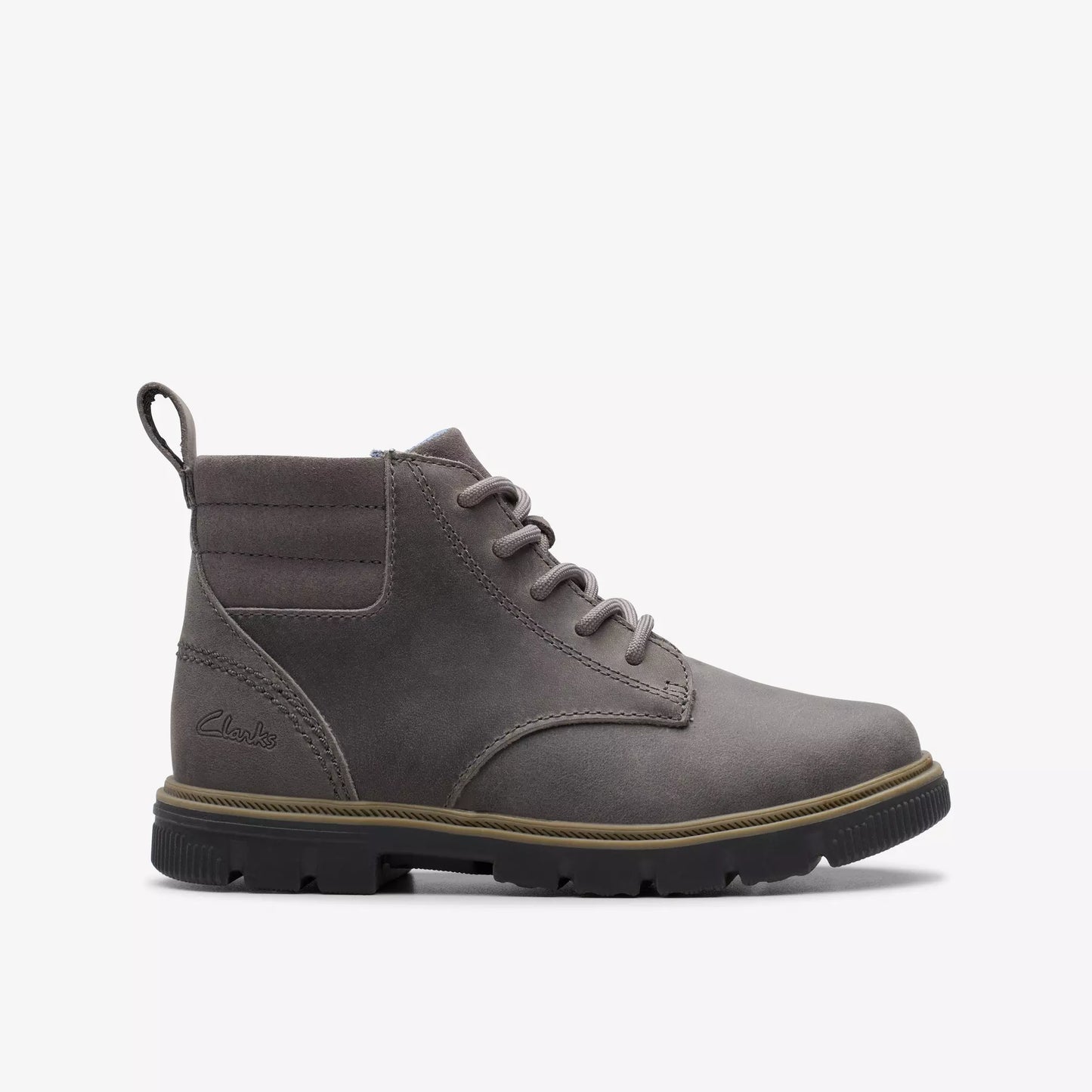 Clark’s ‘Lorcam Trail’ in dark grey (wide fit G)