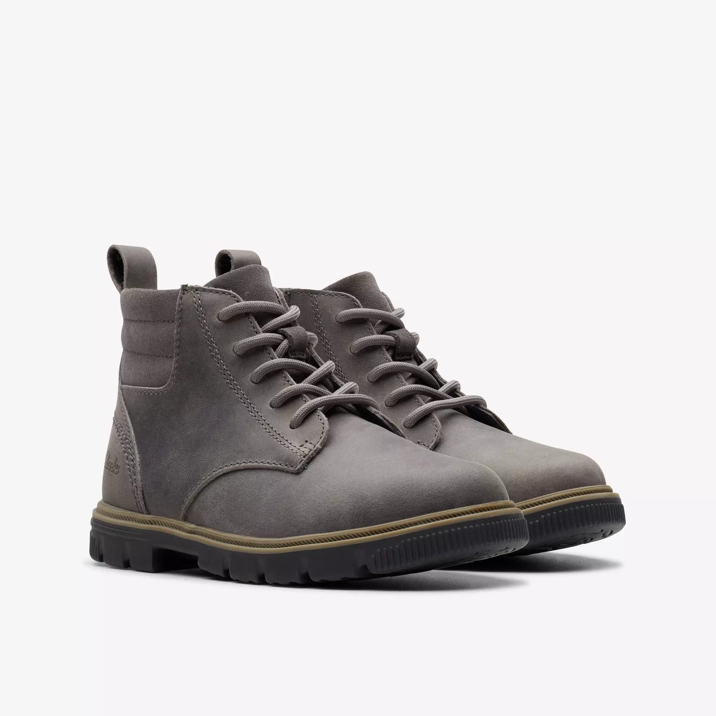 Clark’s ‘Lorcam Trail’ in dark grey (wide fit G)