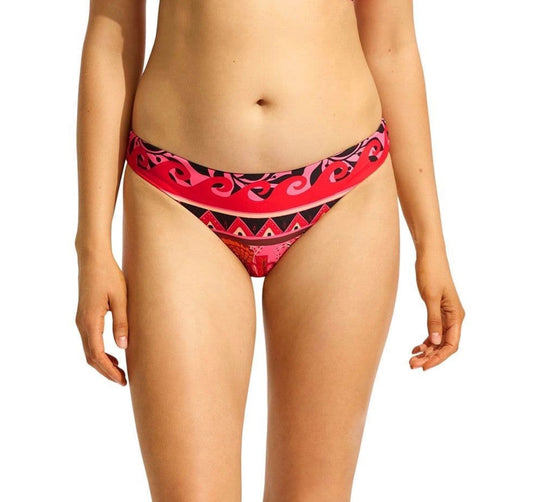 SEAFOLLY ‘Atlantis’ hipster bikini brief in paradise pink size 10