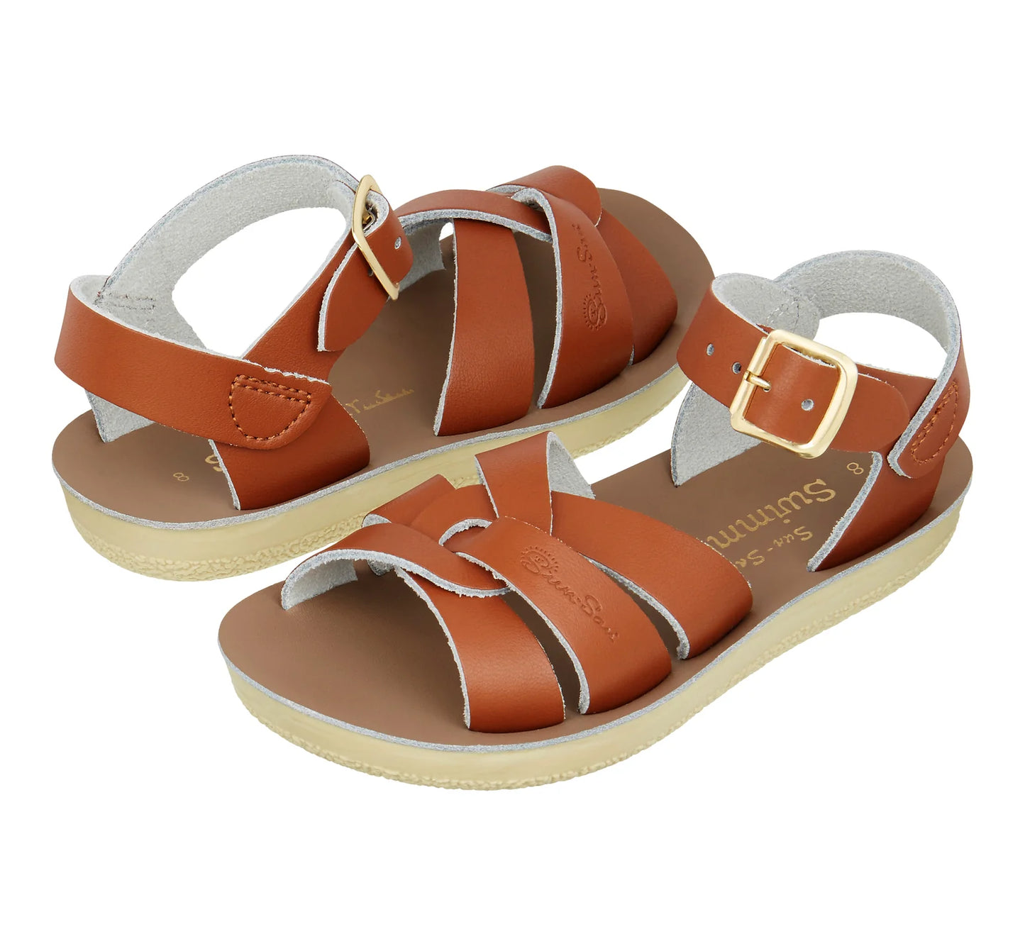 SALT-WATER ‘Swimmer’ sandals in tan