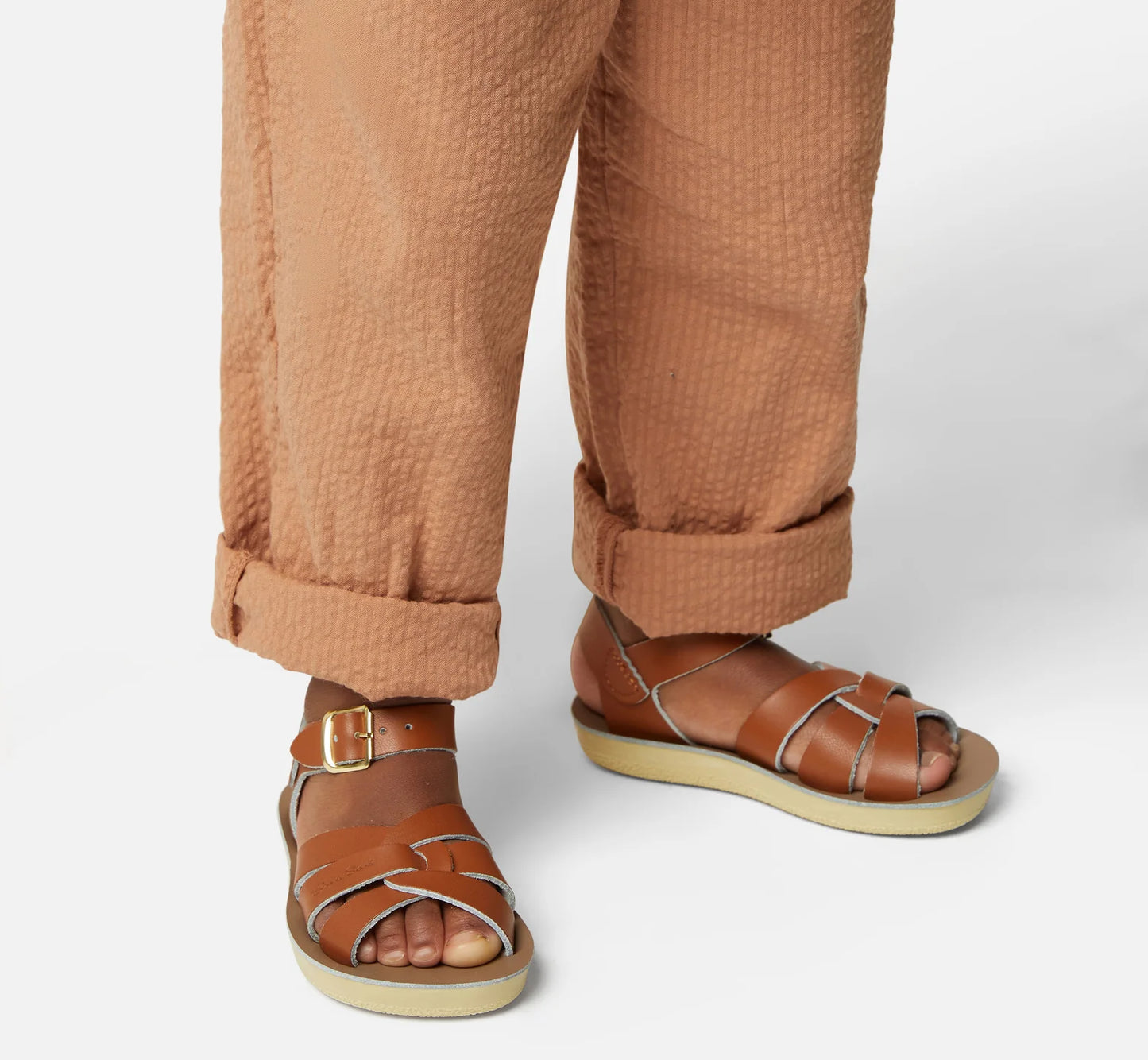 SALT-WATER ‘Swimmer’ sandals in tan