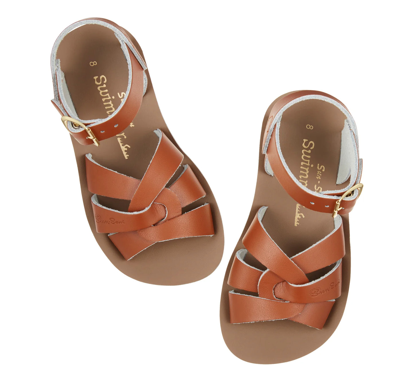 SALT-WATER ‘Swimmer’ sandals in tan