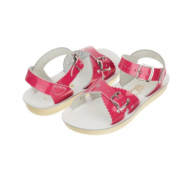 SALT-WATER ‘Sweetheart’ sandals in fuchsia size 11 (29)