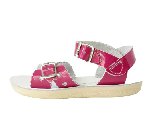 SALT-WATER ‘Sweetheart’ sandals in fuchsia size 11 (29)