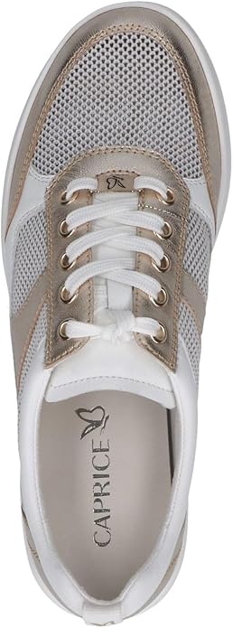 CAPRICE white/gold M2370444 trainers Size 5 (38)