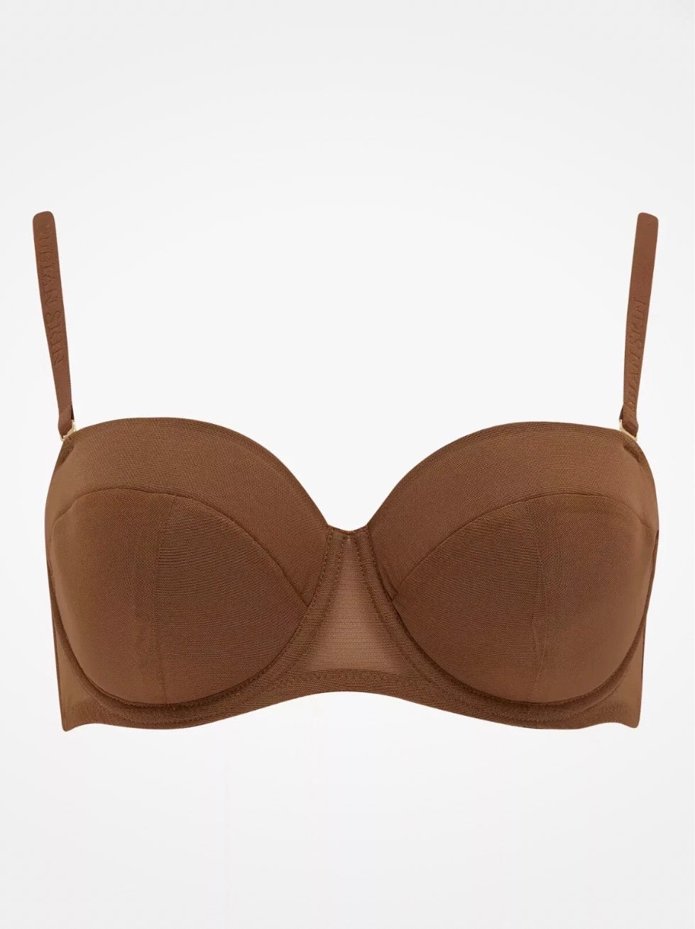 Strapless and multi way bra in cinnamon
