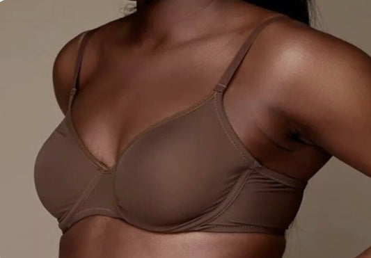 T shirt bra in cinnamon
