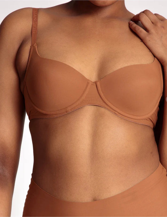 T shirt bra in caramel size 34F