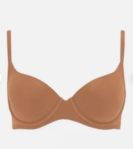 T shirt bra in cafe au lait