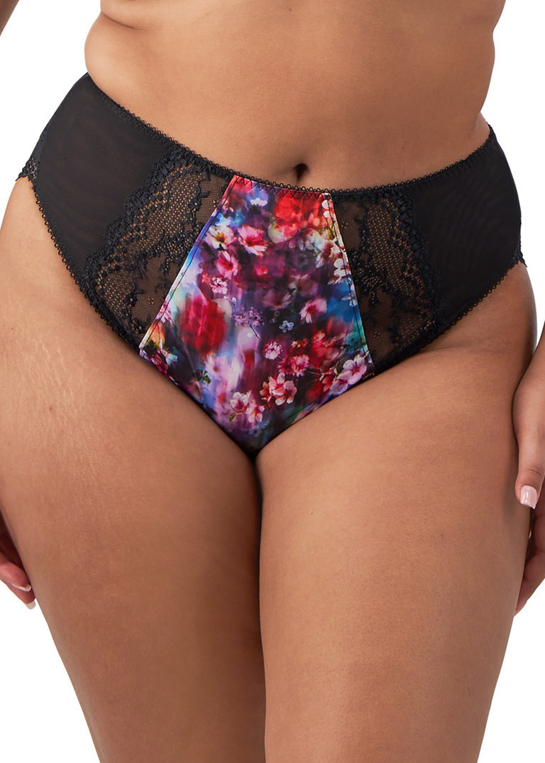 ‘Lucie’ high leg briefs in cherry blossom