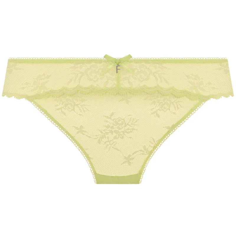 ‘Offbeat Decadence’ briefs in key lime size XL