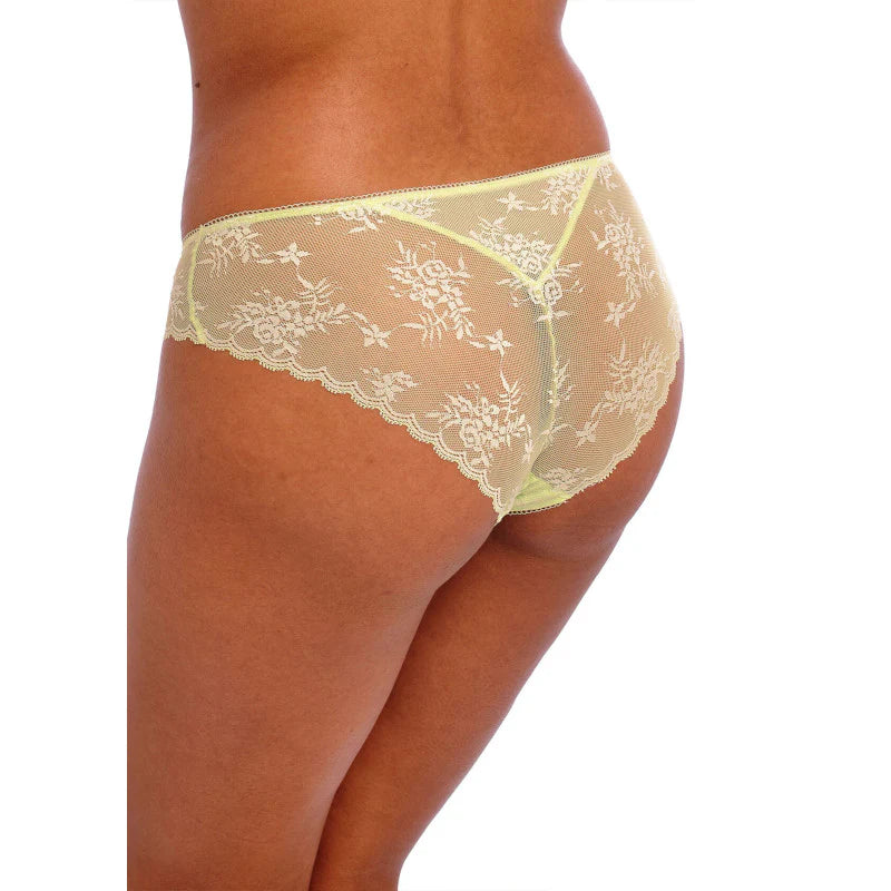 ‘Offbeat Decadence’ briefs in key lime size XL