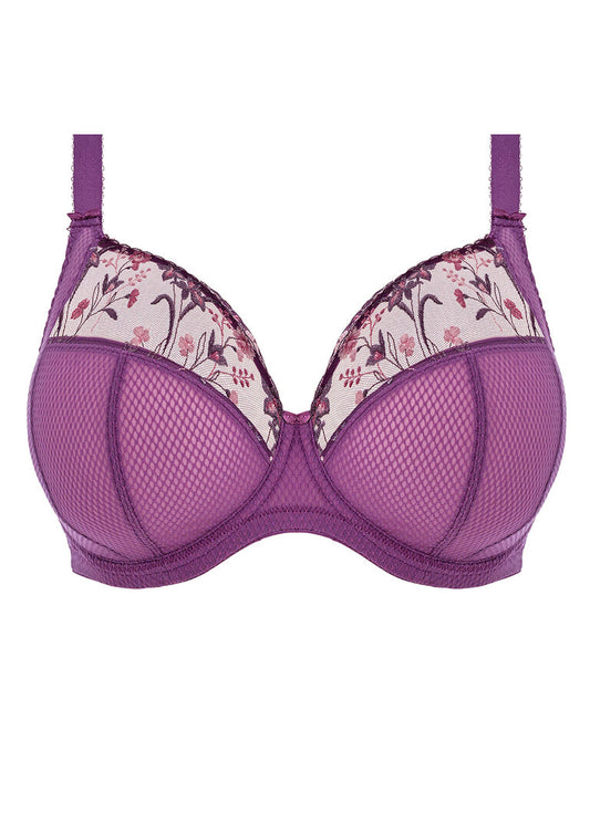 ‘Charley’ plunge bra with j hook in pansy
