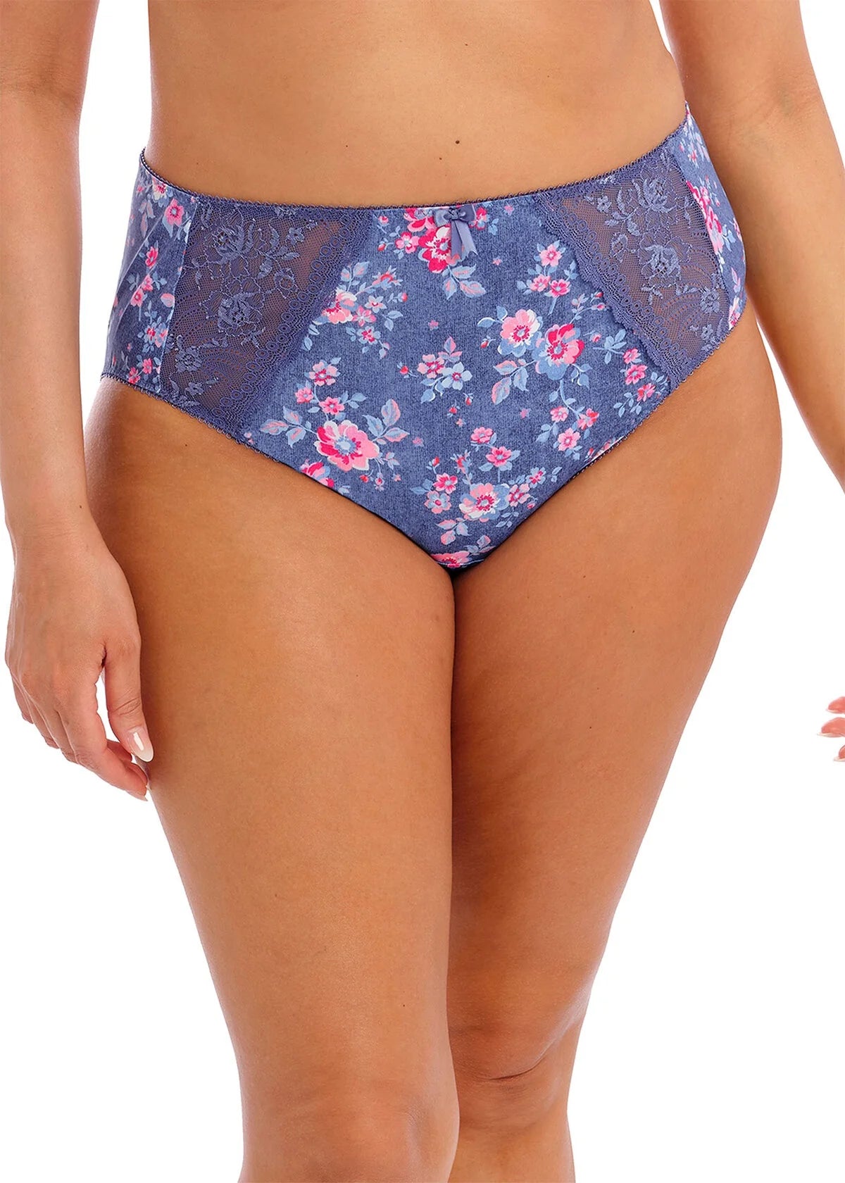 ‘Morgan’ full briefs in denim floral size L