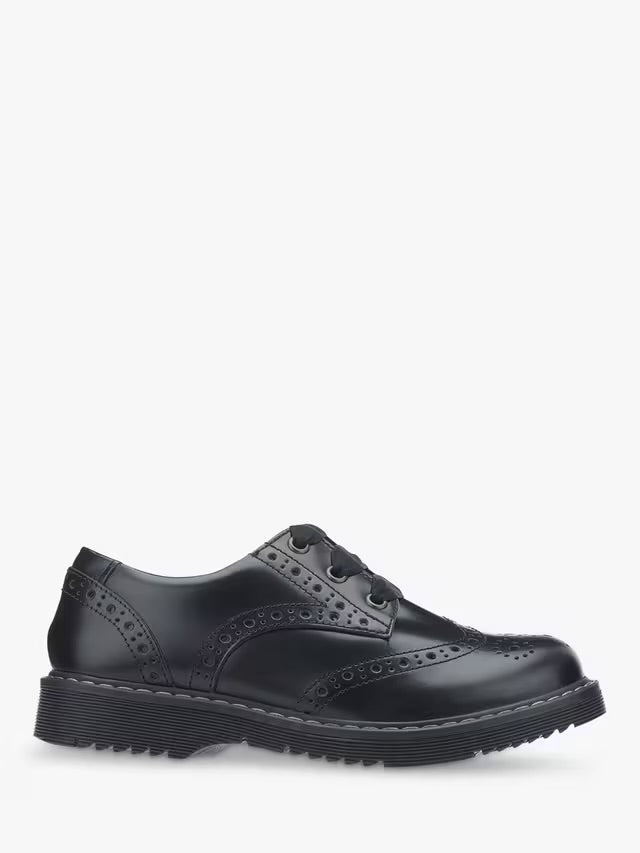 START-RITE Angry Angels ‘Impulsive’ black leather brogues